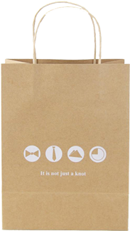 Recycled Kraft Paper Bags With Twisted Handle - Recycling (400x400), Png Download