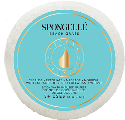Beach Grass - Spongelle Flower Boxed 14+ Uses Bath Mitts (500x500), Png Download