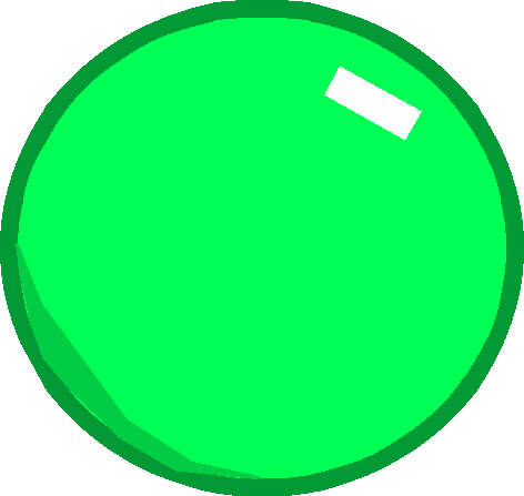 Wow Green Ball Body - Green Ball Object Shows (472x447), Png Download