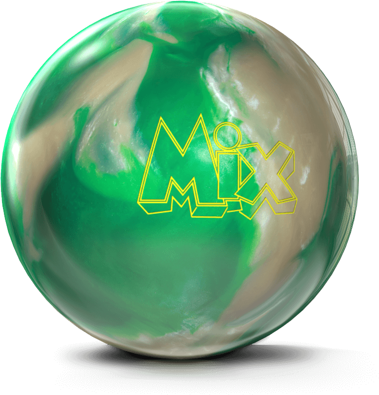 Storm Mix Green/white Pearl Urethane Bowling Ball (900x900), Png Download