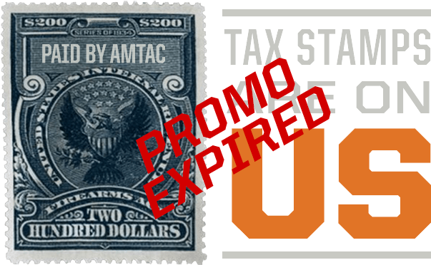 From Now Through October 31st 2017, When You Buy A - Nfa Tax Stamp (628x371), Png Download