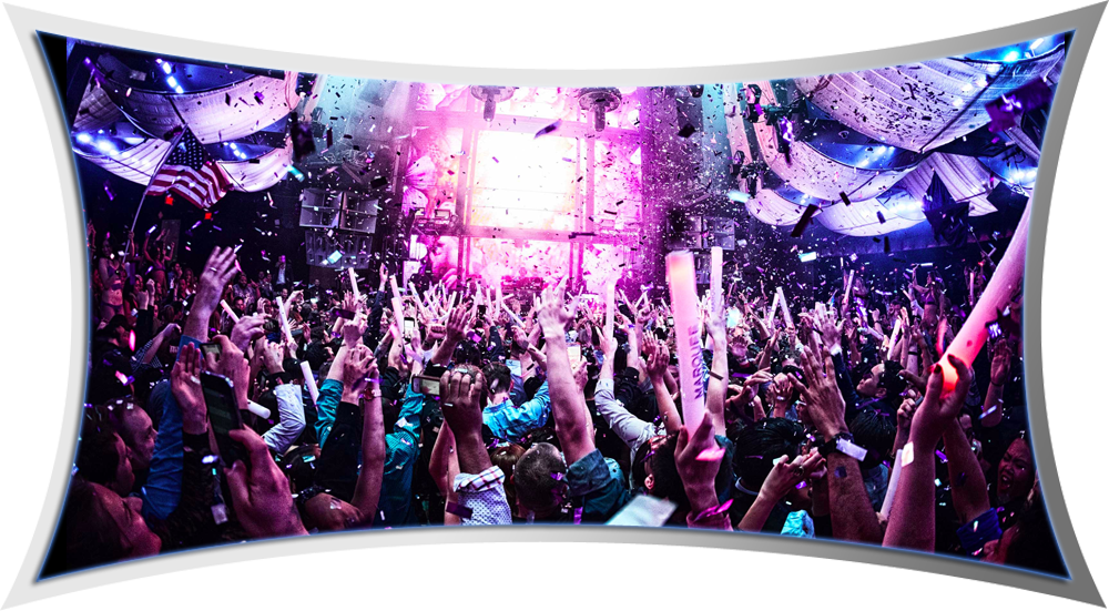 Inside Marquee Nightclub - Best Night Club In Shanghai (1000x551), Png Download