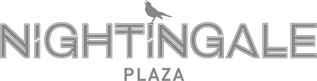 Nightingale Plaza Named Best Nightclub By Boutique - Nightingale Plaza Logo (1122x293), Png Download