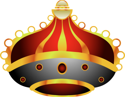 Crown Royal Clipart Red - Crown Vector Free (400x312), Png Download