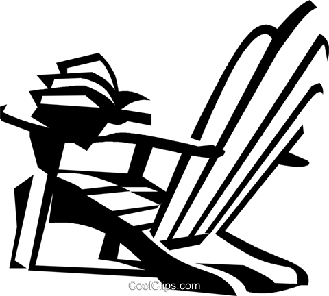 Beach Chair Royalty Free Vector Clip Art Illustration - Free Beach Chair Clipart (480x432), Png Download