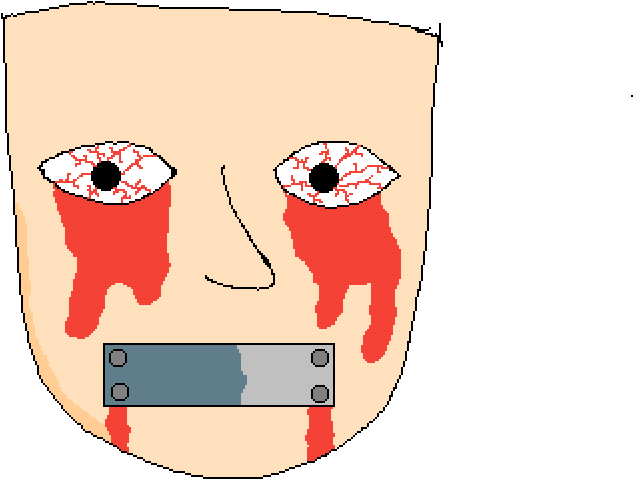 Bloody - Cartoon (1000x1000), Png Download