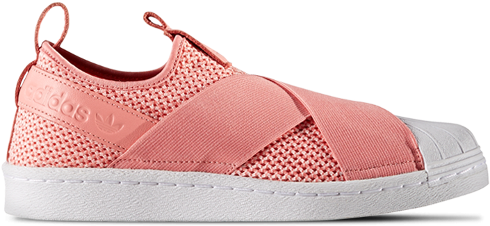 Sale -60% - Adidas-superstar Slip-on Shoes-women's-tactile Rose (800x500), Png Download