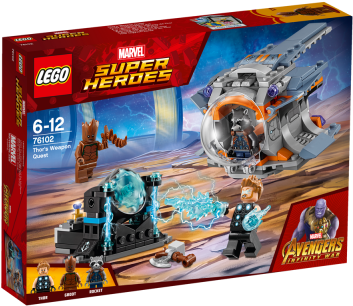 Thor's Weapon Quest - Lego Infinity War Sets (400x400), Png Download