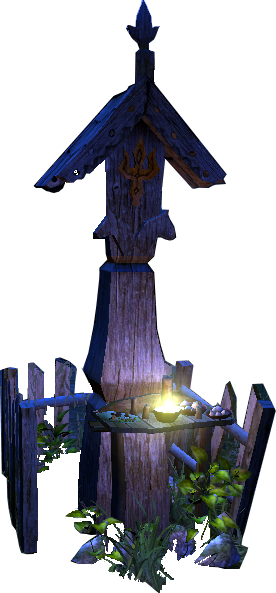 Sephira - Witcher Shrine (276x593), Png Download
