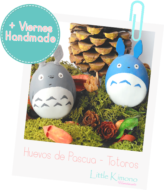 Huevos De Pascua Totoros - Egg (630x626), Png Download
