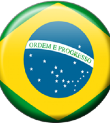 Brazil Flag (369x410), Png Download