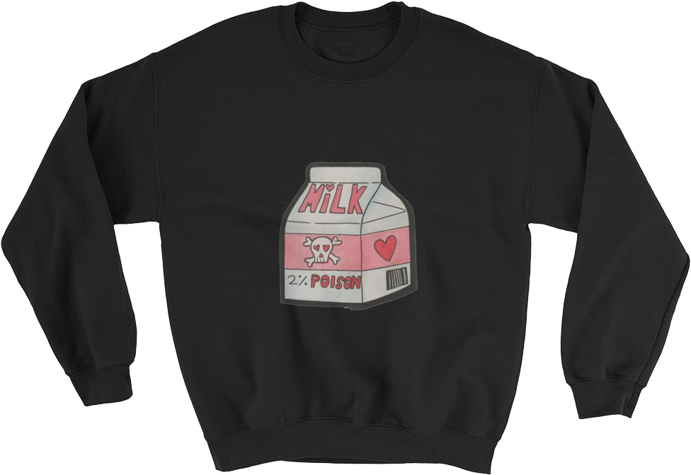 Sweatshirt Got Milk Sweatshirt - Bella Croptop & Sweatshirt - Erykah Badu, Solange, (1000x1000), Png Download