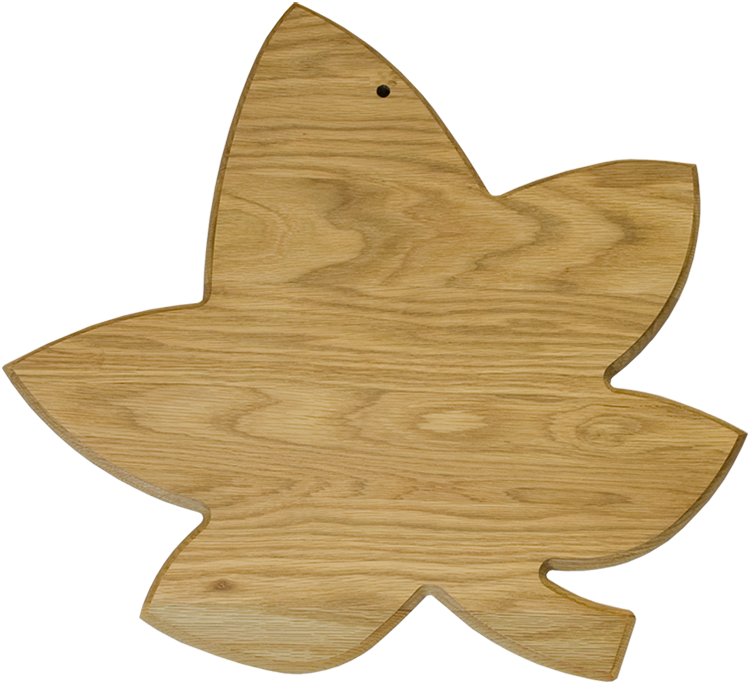 Close Leaf Symbol Plaque - Oak (750x684), Png Download