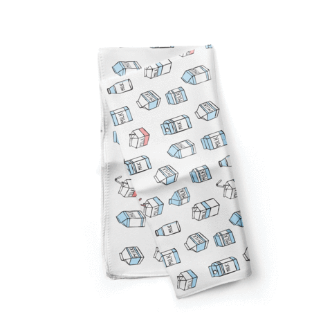 Banana Bandanas Got Milk Dog Bandana Milk Carton Illustration - Paper (480x480), Png Download