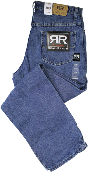 Real Ranch Men's Regular Fit 5 Pocket Jeans - Jeans (700x700), Png Download