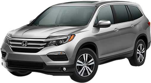 New 2018 Honda Pilot Ex-l - 2018 Honda Pilot Png (750x350), Png Download