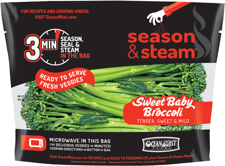 Season & Steam Kale Sprouts, Kalettes - 6 Oz (800x615), Png Download