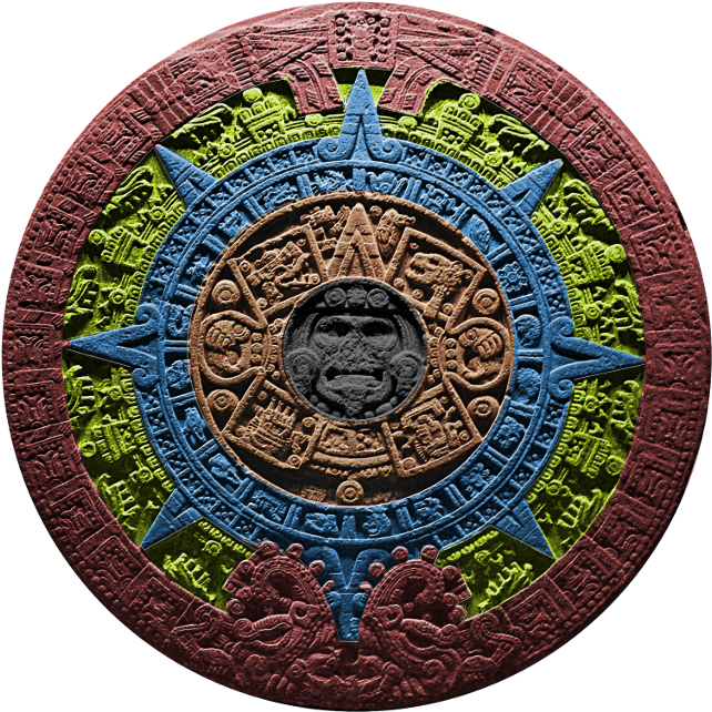 Piedra Del Sol Image - Latin American Culture Art (680x690), Png Download
