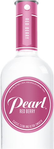 Pearl Red Berry Vodka Berries Raspberry Rasp Vodkas - Pearl Original Vodka 750ml (341x475), Png Download