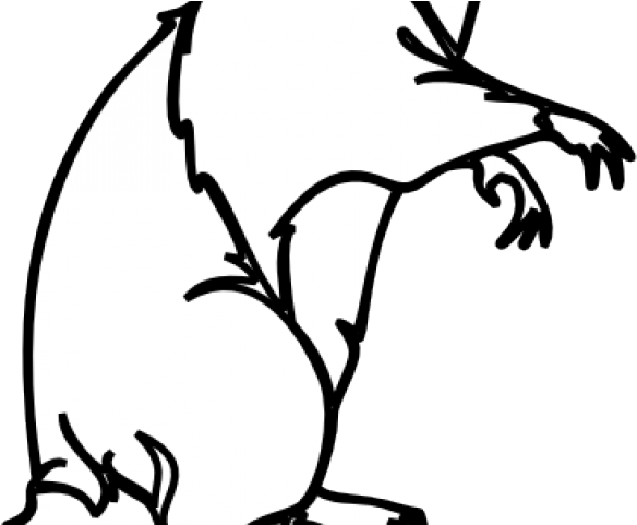 Rat Clipart Line Art - Dead Rat Clipart Black And White (640x480), Png Download