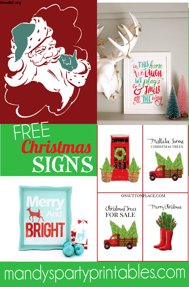 Free Christmas Printable Signs Roundup Pictures Of - Cafepress Be Naughty Retro Christmas Queen Duvet (736x1114), Png Download