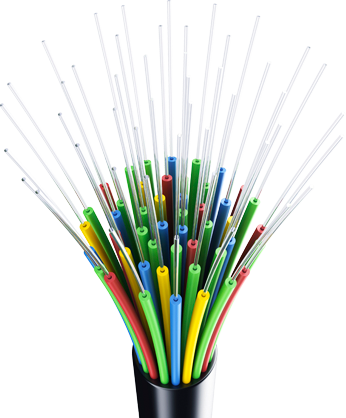 Fiber Optic Cable Has Several Key Advantages Over Other - Fiber Optic Internet Cable Real (346x418), Png Download