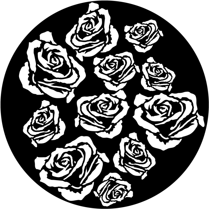 Breakup Roses - Rose Gobo (800x800), Png Download
