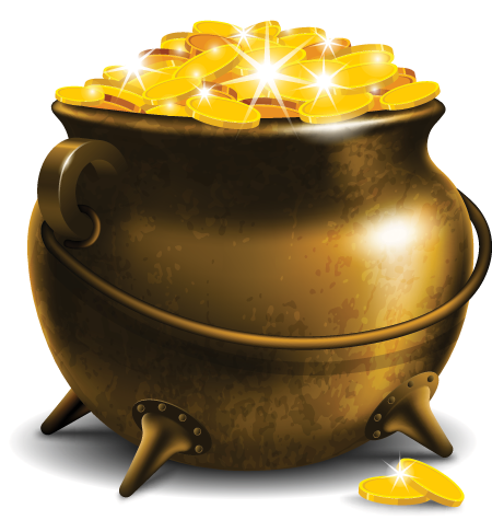 Download Image Of Pot Gold Google Search - St Patrick’s Day Pot Of Gold