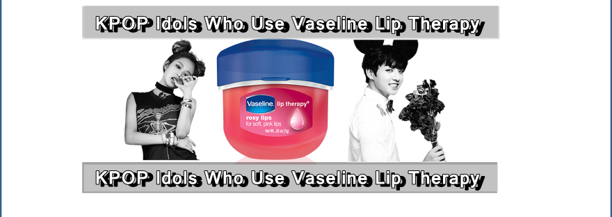 Jennie Blackpink - Vaseline Lip Therapy, Rosy Lips, 0.25 Ounce (8 Count) (880x312), Png Download