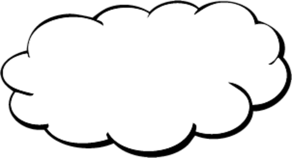 It Cloud Clipart - Transparent Background Cloud Gif (600x326), Png Download