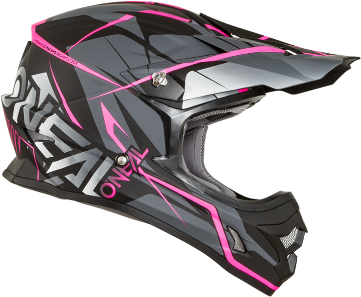 Previous - O'neal 3 Series Freerider Helmet - Black/pink - 2xl (800x800), Png Download