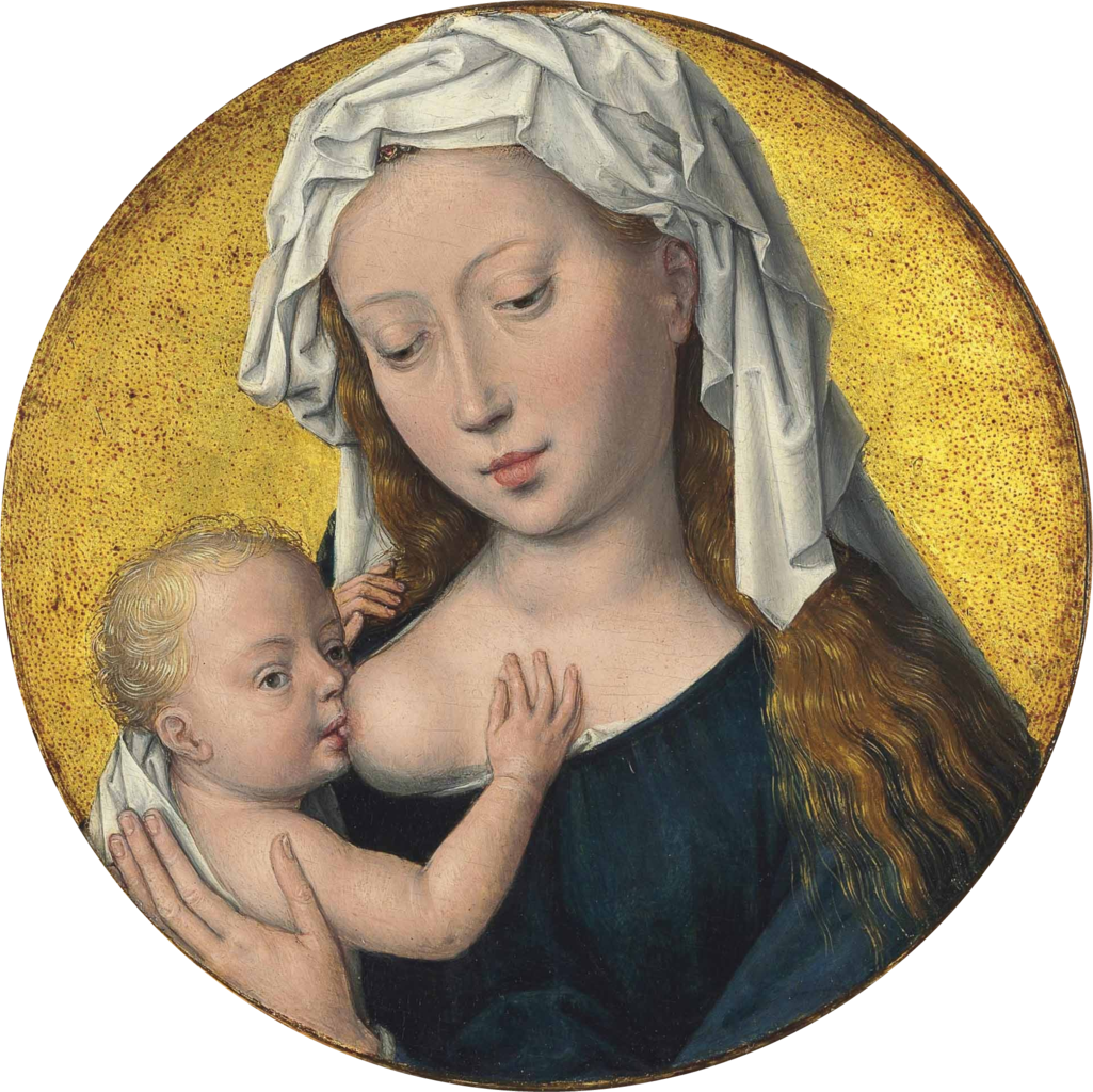 The Virgin Mary Nursing The Christ Child - Virgin Mary Hans Memling (1025x1024), Png Download