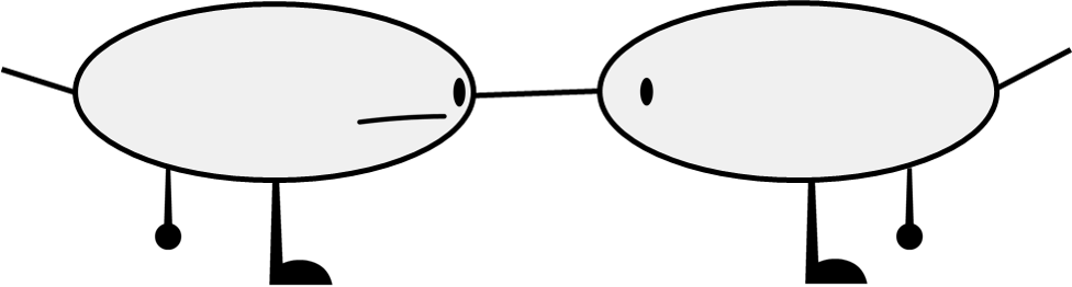 Nerd Glasses - Line Art (976x262), Png Download