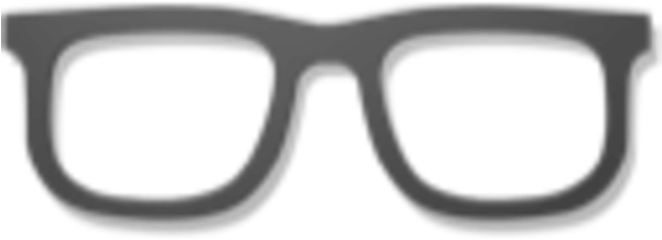 Hipster Glasses Clipart - Clip Art Kacamata (600x600), Png Download