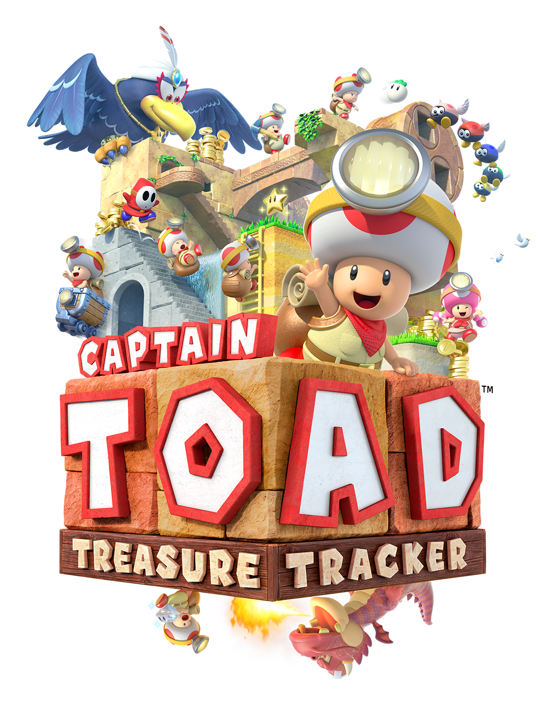 Captain Toad Treasure Tracker Switch Cover (1120x1418), Png Download