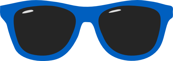 Sunglasses Nerdy Glasses Clip Art At Clker Com Vector - Sunglasses Clip Art Vector (600x212), Png Download