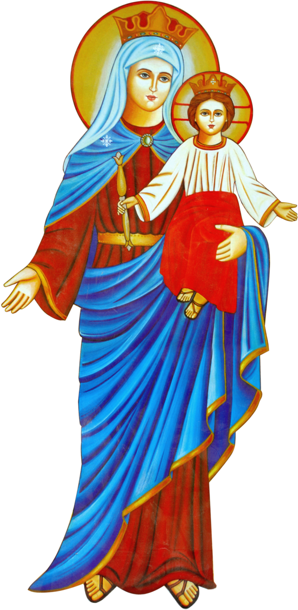 Saint Mary Png (627x1273), Png Download