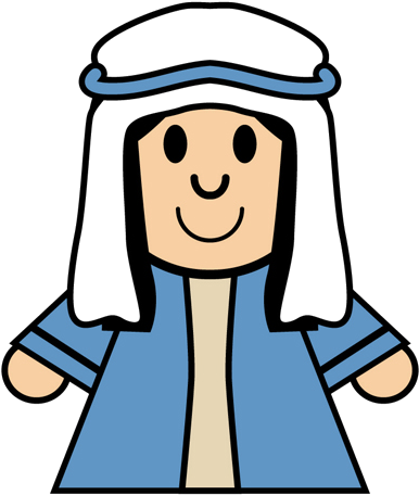 28 Collection Of Mary Clipart Png - Mary Nativity Clip Art (500x500), Png Download