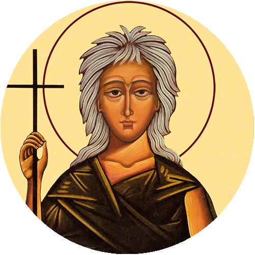 Mary Of Egypt - Orthodox St Mary Of Egypt Icon (500x500), Png Download