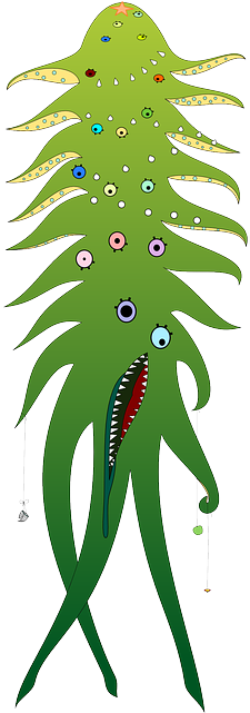 Monster, Alien, Octopus, Sea Monster, Octopod - Octopus (320x640), Png Download