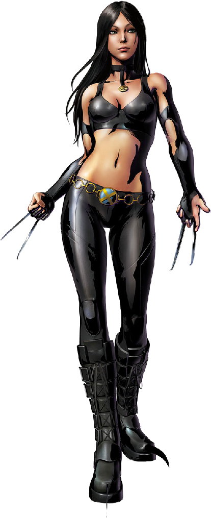 Laura Kinney, X-23 - 23 Marvel Vs Capcom 3 (529x1023), Png Download