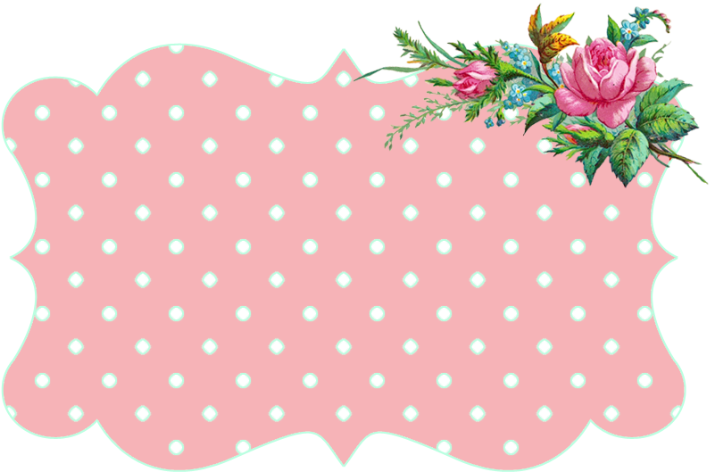 Best Clipart Vintage - Vintage Rose Frame Png (816x549), Png Download
