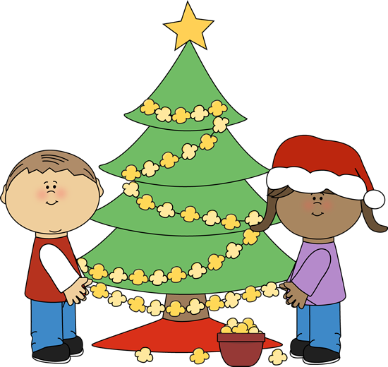 Christmas Clip Art - Christmas Children Clipart (550x520), Png Download