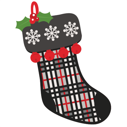 Graphic Free Download Plaid Stocking Svg Scrapbook - Christmas Plaid Clip Art (432x432), Png Download