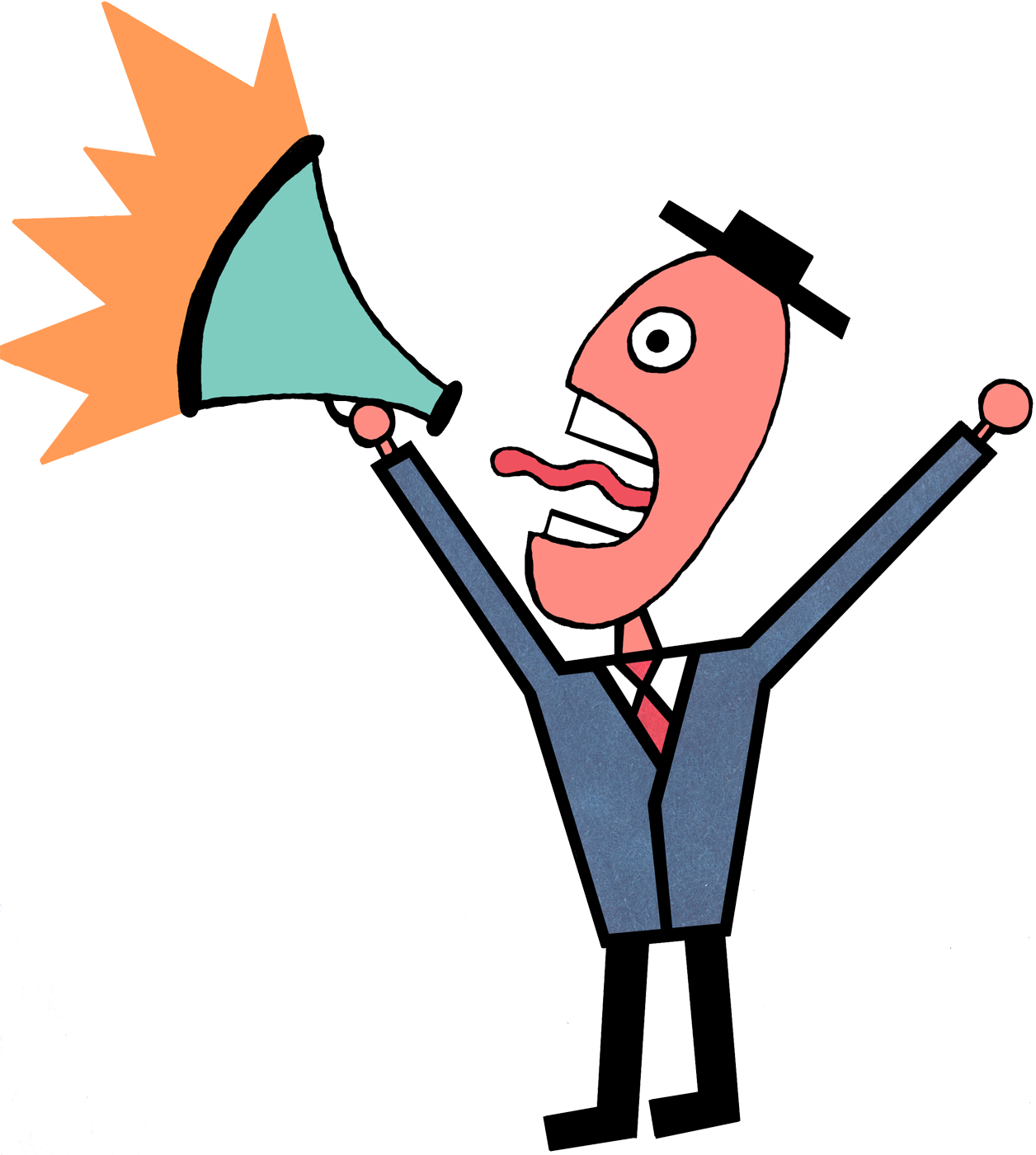 - Pct - Bullhorn - Clip Art (1256x1400), Png Download