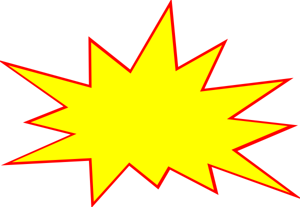 Royalty-free Images Boom Baits Background Clip 24kb - Boom Yellow (600x414), Png Download