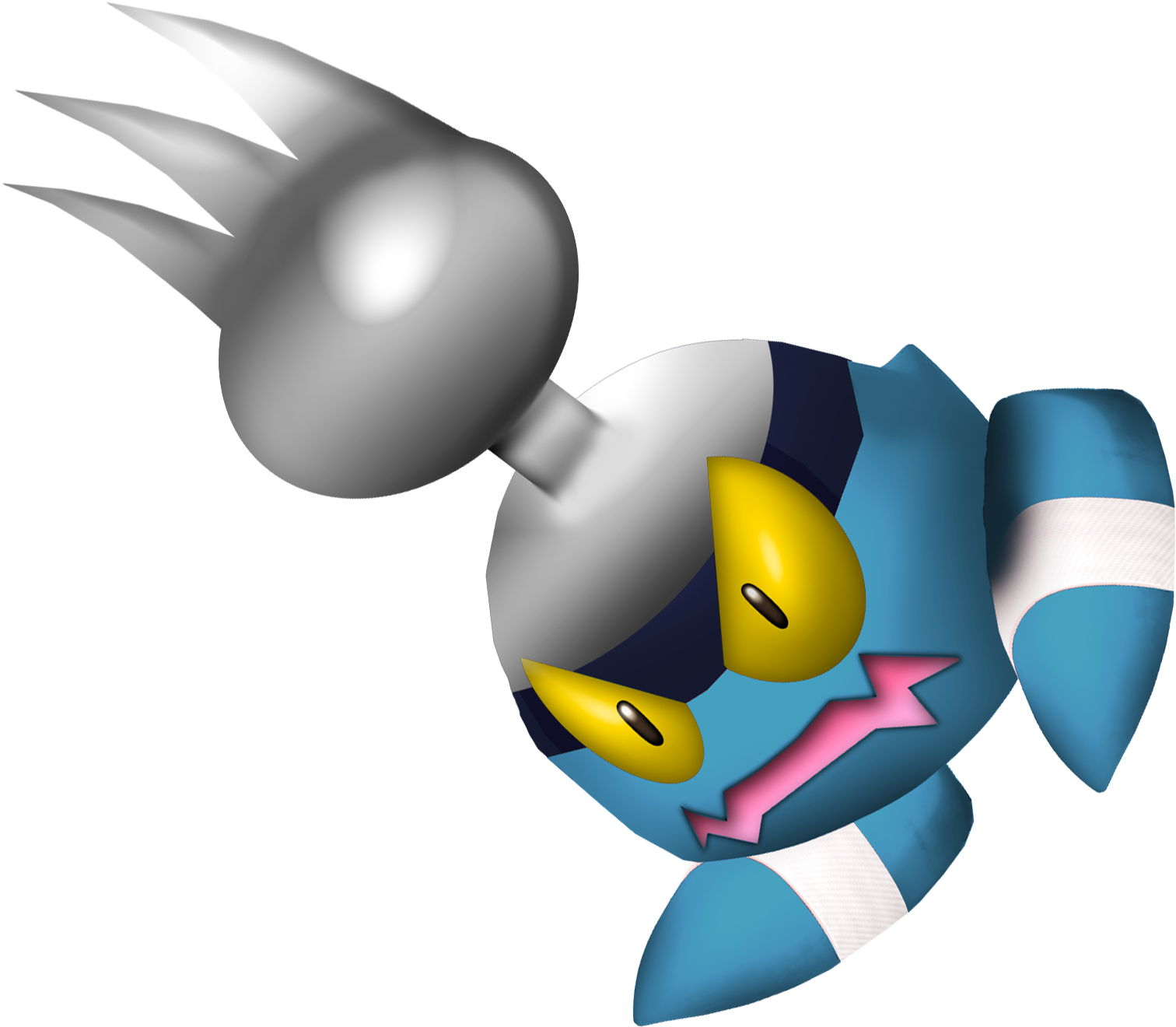 Pitchfork - Super Mario New Enemies (1734x1540), Png Download