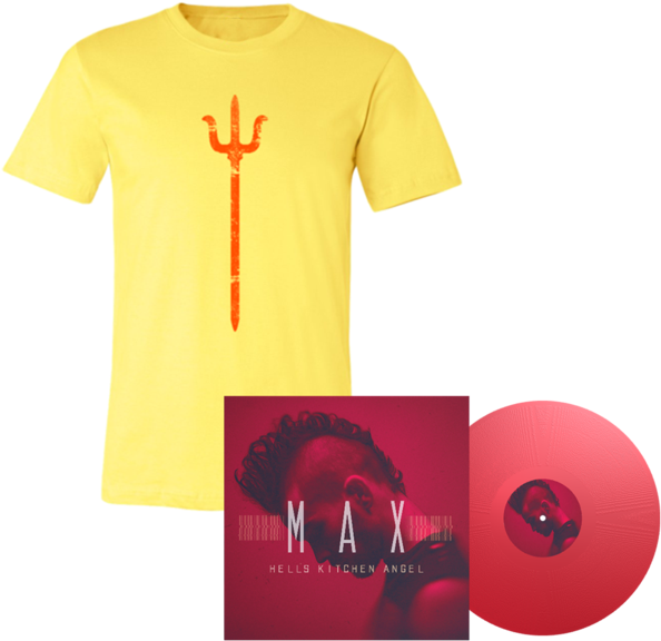 Hell's Kitchen Angel Vinyl Yellow Pitchfork Tee - Hell's Kitchen Angel (600x600), Png Download