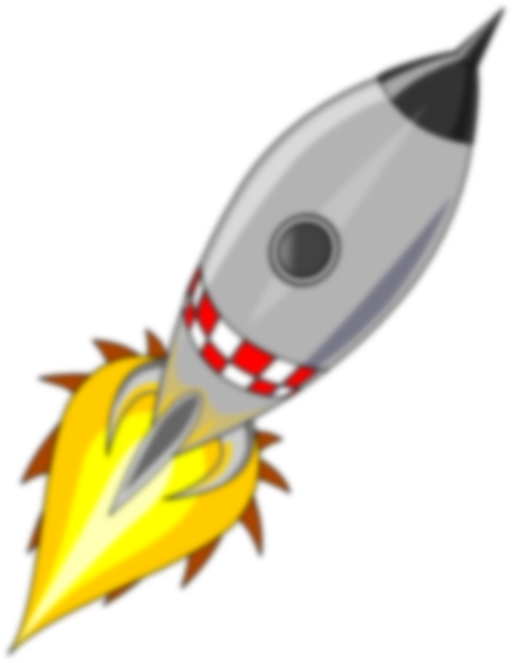 My Rocket Clip Art - Sky Rocket Launch Clipart (462x599), Png Download