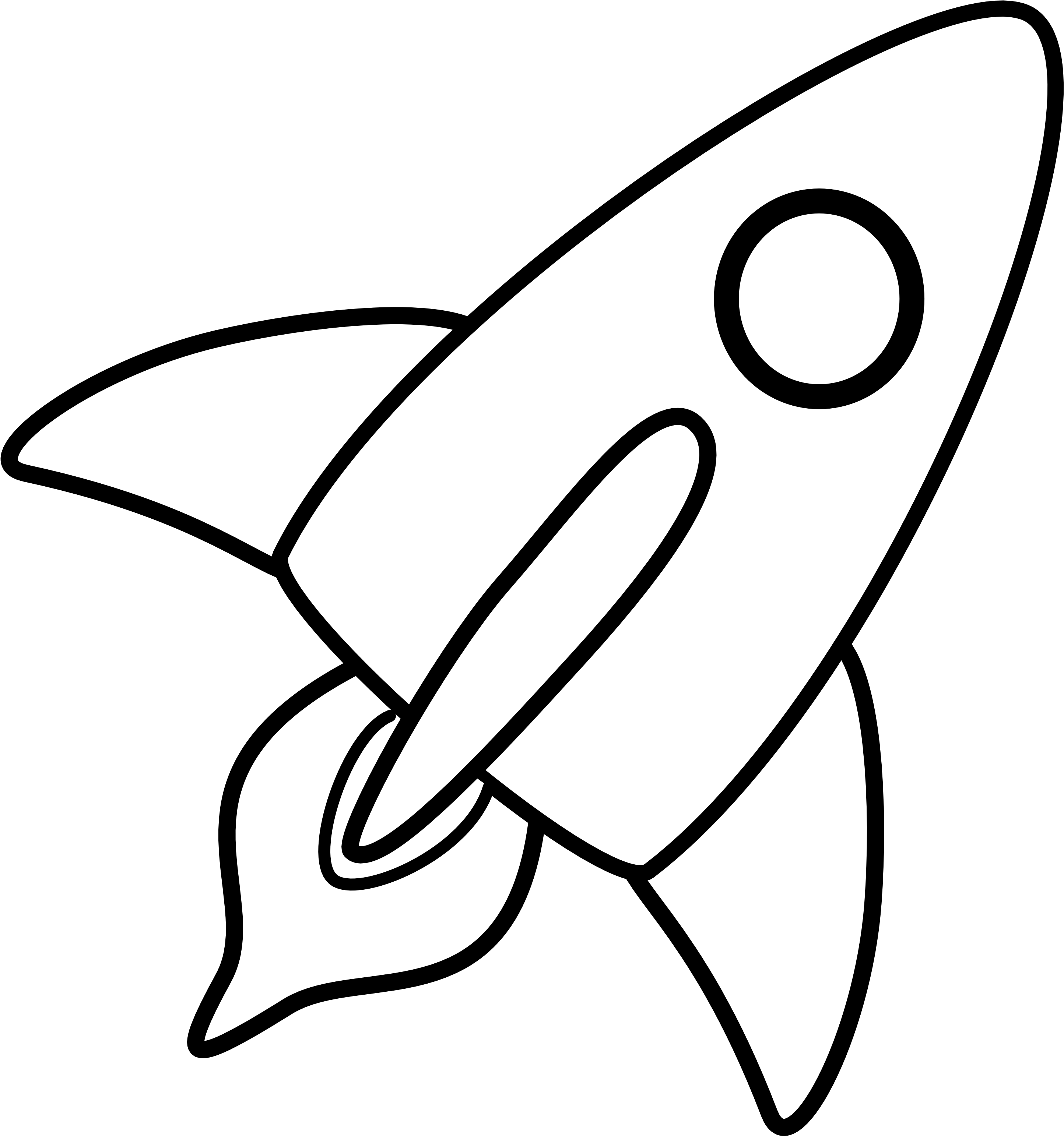 Rocket Black And White Hd Pictures Wallpapers - Black And White Rocket Clip Art (1331x1331), Png Download
